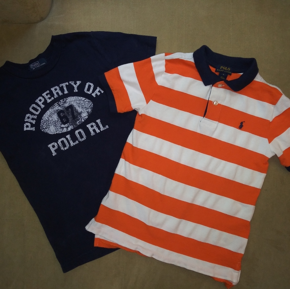 Polo RL | 2 Boys Short Sleeve Shirts size 6